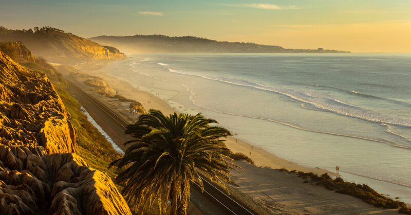 See Torrey Pines Beach at sunset with SoCal flight deals from The Flight Expert