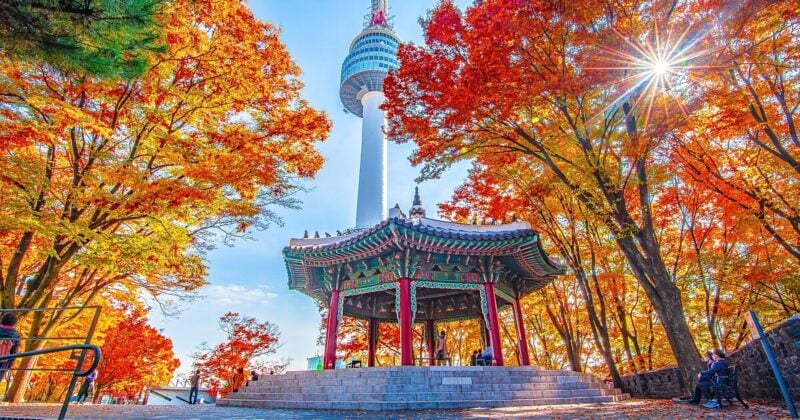 See Namsan Tower and Pavilion with New York to Seoul flight deals from The Flight Expert