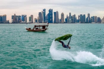 Enjoy water sports during a Doha, Qatar stopover or layover