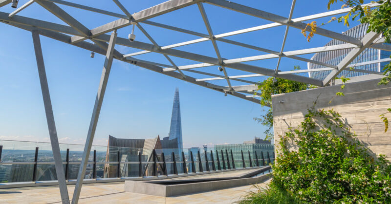 See the London skyline from the Garden at 120, one of the lesser known London attractions loved by locals